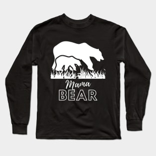 Mama Bear and Cub Mom Love Long Sleeve T-Shirt